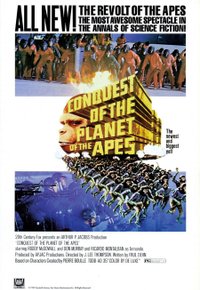 Plakat Filmu Podbój Planety Małp (1972)